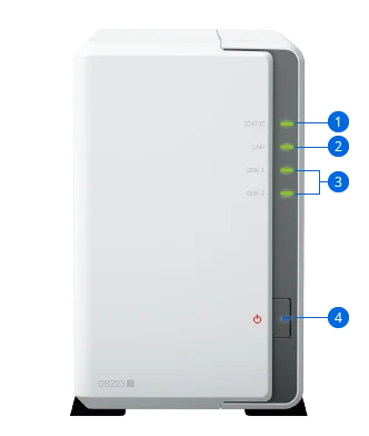 hướng dẫn sử dụng synology ds223j