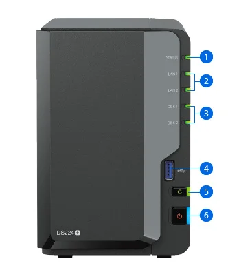 hướng dẫn sử dụng nas synology diskstation ds224+