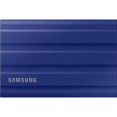 Ổ CỨNG GẮN NGOÀI SSD SAMSUNG T7 PORTABLE SHIELD 2TB 2.5 INCH USB 3.2 XANH (ĐỌC 1050MB/S - GHI 1000MB/S)-(MU-PE2T0R/WW)