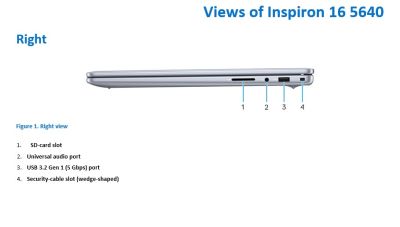 Dell Inspiron 5640-i7 150U-16(2x8)Gb-1TB-VGA Nvidia GT 2Gb MX570A,Win 11-1Y (N6I7512W1-IceBlue)