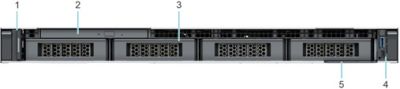 Dell PowerEdge R250 4x3.5 Cabled/No Perc (E2334,8G,2TB,450W)