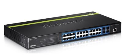 TL2-G244_24-Port Gigabit Managed Layer 2 Switch with 4 shared SFP slots