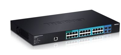 TL2-PG284_28-Port Gigabit PoE+ Managed Layer 2 Switch with 4 SFP slots