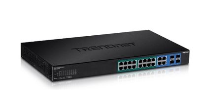 TPE-1620WS_20-port Gigabit Web Smart POE+ Switch w/ 2 Shared SFP Slots  (16 PoE+, 2SFP) (185W)