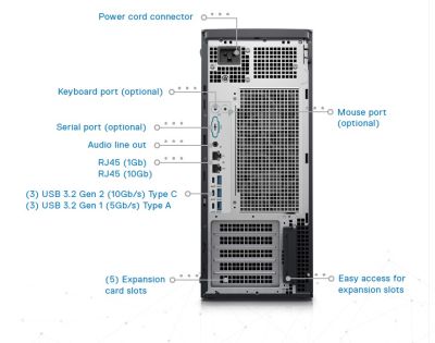 Precision 5860 Tower W3-2423,16, 512+1TB, T400,W11P (T5860W3242316512G)